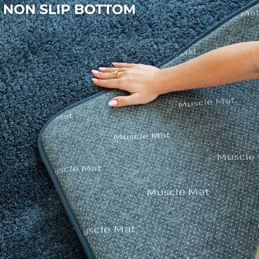 Deluxe Shaggy Relax Mat - 35mm Memory Foam Base