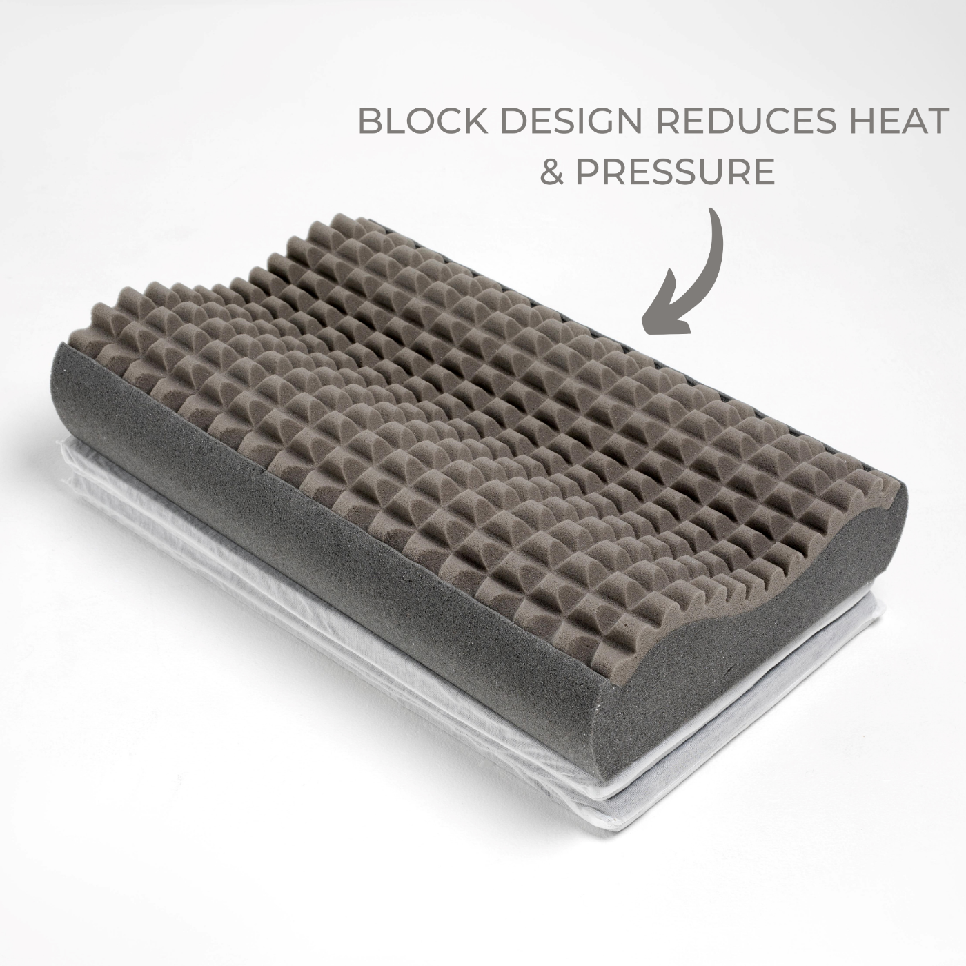 Buy Premium Adjustable Foam Pillow | Muscle Mat NZ Sleep Pillow