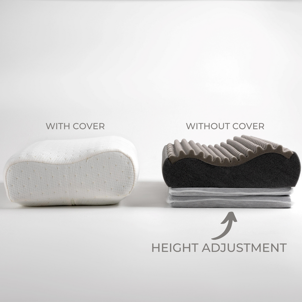 Muscle Mat Adjustable Foam Pillow